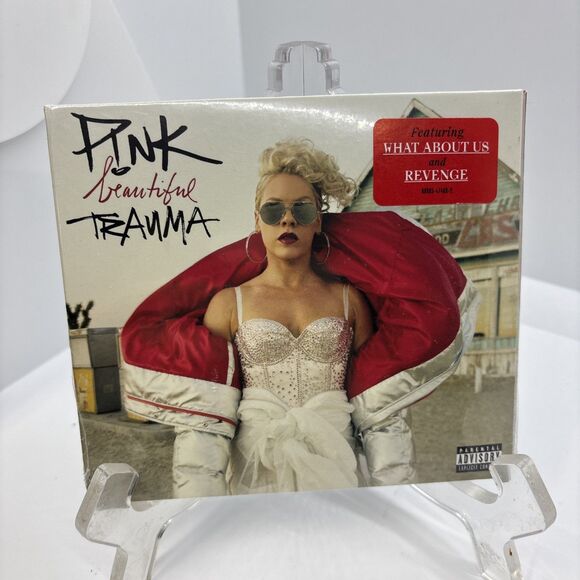 New Sealed Pink - Beautiful Trauma CD New and Factory Sealed Hype Sticker - Picture 1 of 3